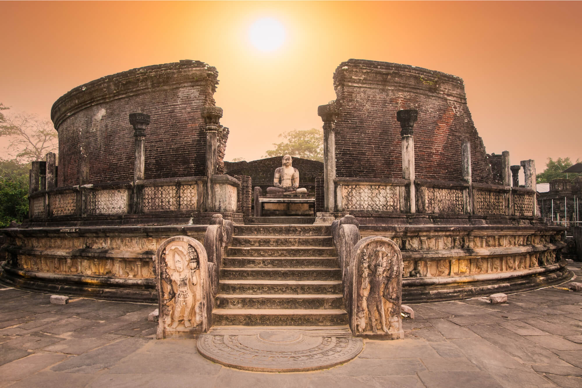 Polonnaruwa Ruinen Sri Lanka